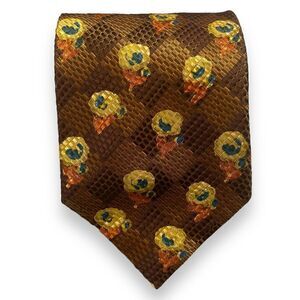 Ermenegildo Zegna Floral Silk Tie
